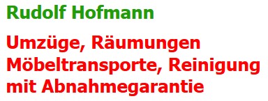 R.Hofmann Umzüge Worb