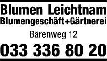 Leichtnam Blumen Gärtnerei