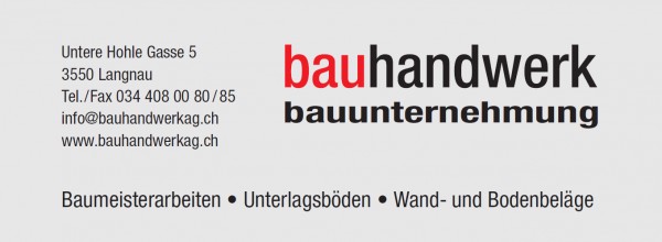 Bauhandwerk AG Langnau