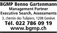 BGMP - Benno Gartenmann Management Partner