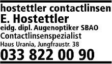 Hostettler Contactlinsen
