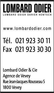 Banque Lombard Odier & Cie SA - Agence de Vevey