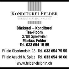 Bäckerei, Konditorei, Tea Room Felder