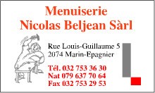 Menuiserie Nicolas Beljean Sàrl