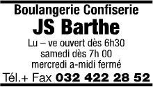 Boulangerie JS Barthe