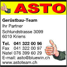 ASTO Gerüstbau Kriens Markus Schwarzentruber