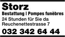 Storz Bestattung Hilfe und Beratung