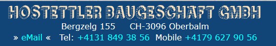 Hostettler Baugeschäft GmbH