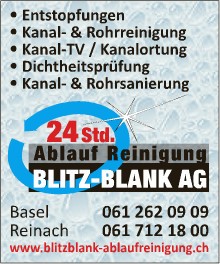 Ablauf Reinigung Blitz-Blank AG